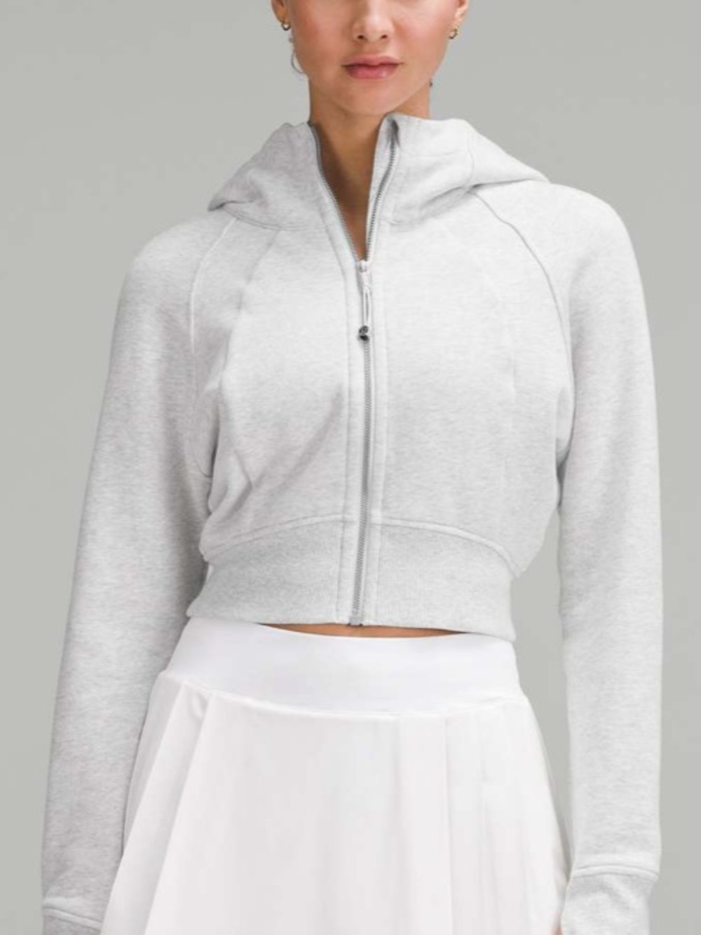 Lululemon Scuba Full-Zip Cropped Hoodie 10